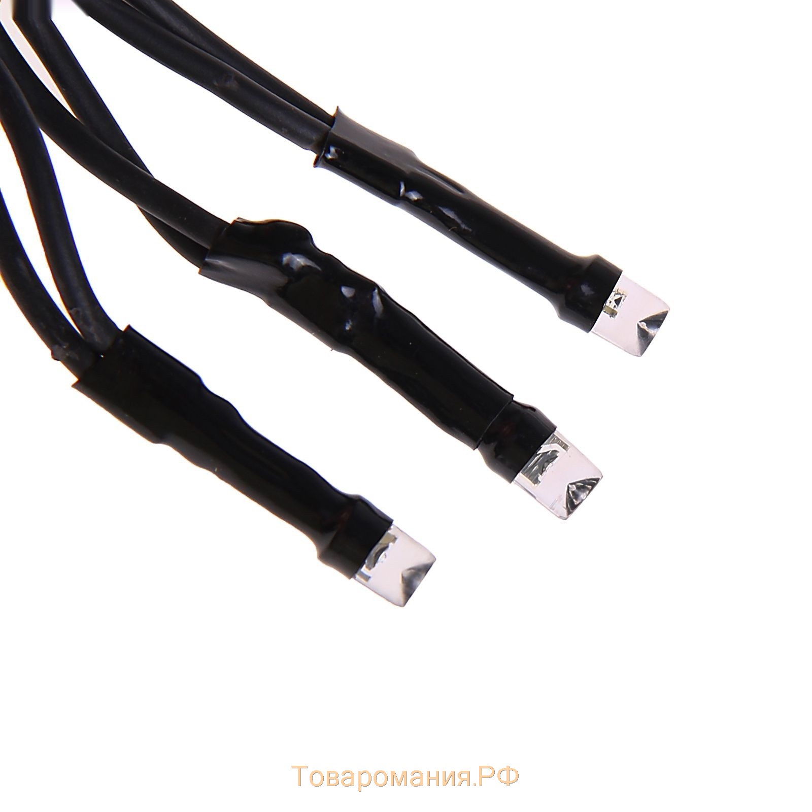 Гирлянда «Занавес» 2 × 6 м, IP44, УМС, тёмная нить, 1440 LED, свечение белое, 220 В