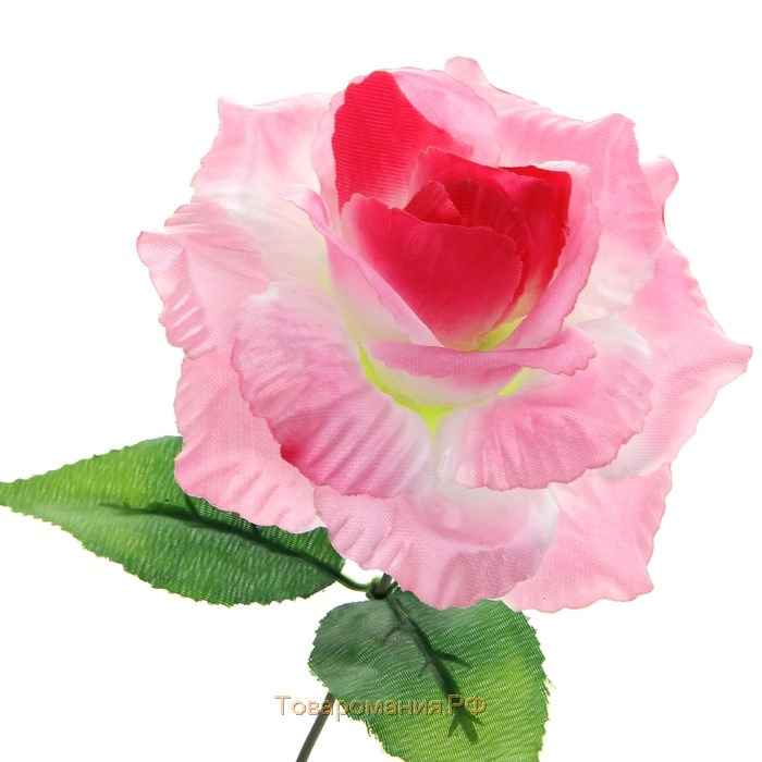 Цветы искусственные "Роза розовая" 40 см