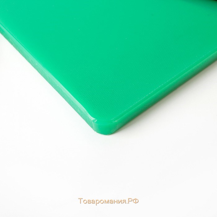 Доска профессиональная разделочная, 40×30 см×1,8 см, цвет зелёный