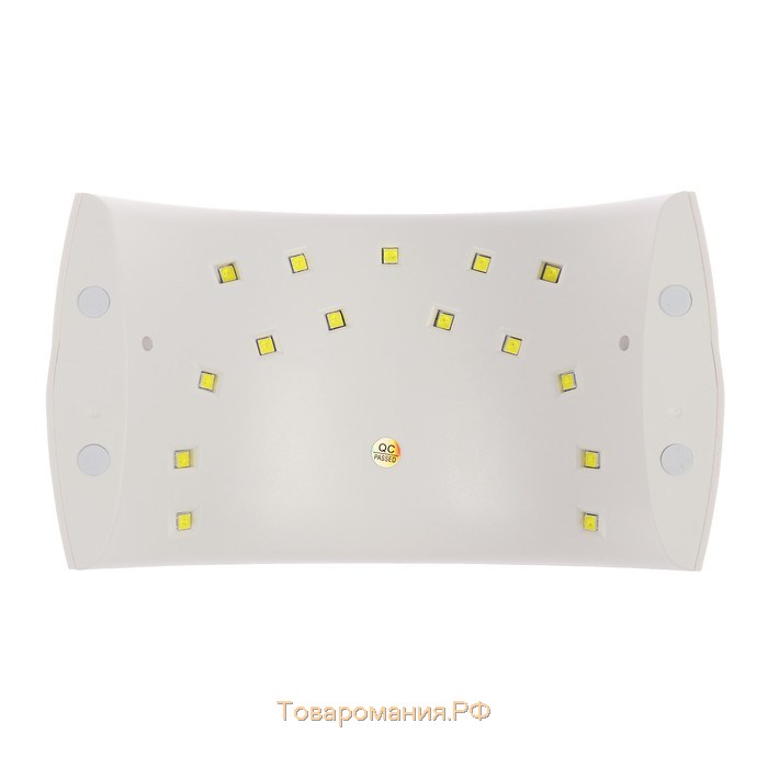 Лампа для гель-лака LUF-20, LED, 24 Вт, 15 диодов, таймер 30/60 с, USB, белая