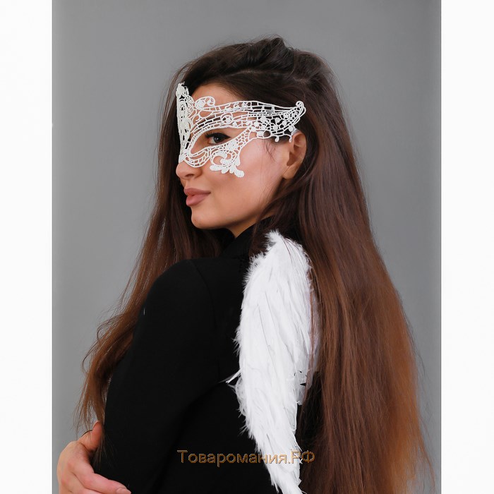 Карнавальный костюм «Ангел», крылья, маска