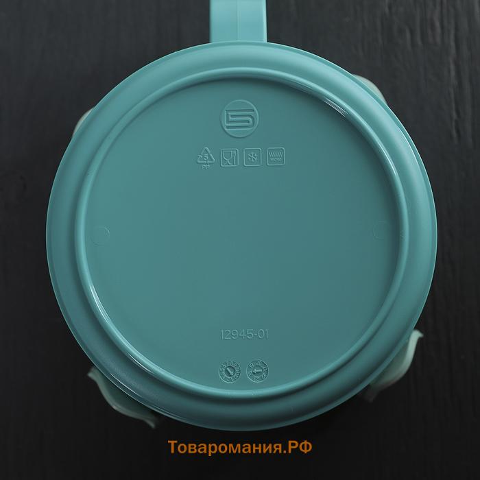 Контейнер-кружка для холодильника и СВЧ phibo Take & Go, 850 мл, МИКС