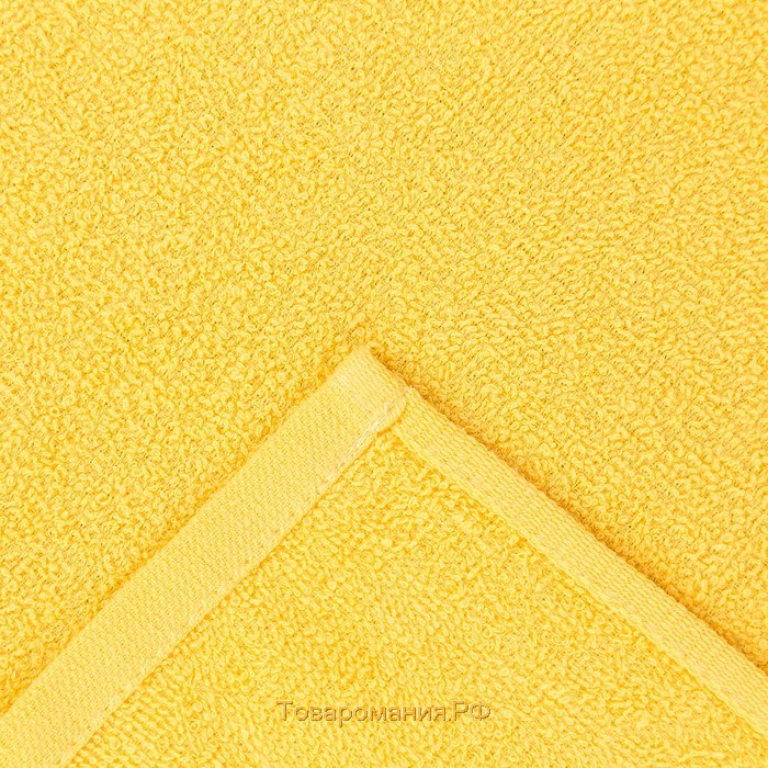 Полотенце Ocean 30х30 см (фас 10шт) жёлтый, хлопок 100%, 360 г/м2