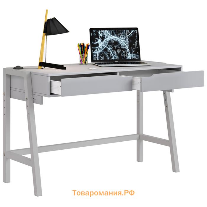 Стол письменный Polini kids Mirum 1440 низкий, серый