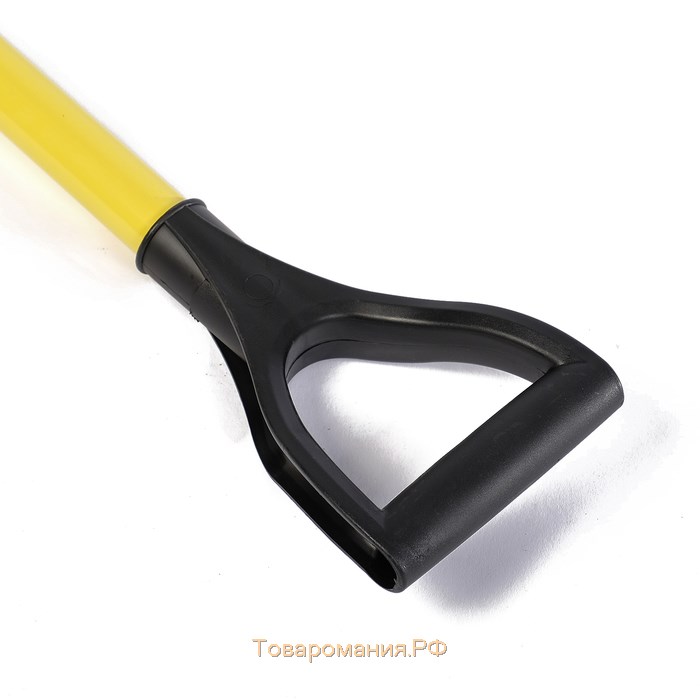 Лопата пластиковая, ковш 350 × 510 мм, с металлической планкой, металлический черенок, с ручкой, СПРИНТ «Домбай»