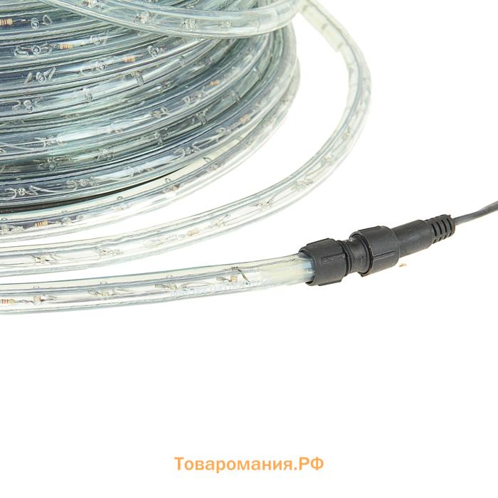 Световой шнур Lighting 13 мм, IP65, 100 м, 36 LED/м, 220 В, 3W, чейзинг, свечение синее