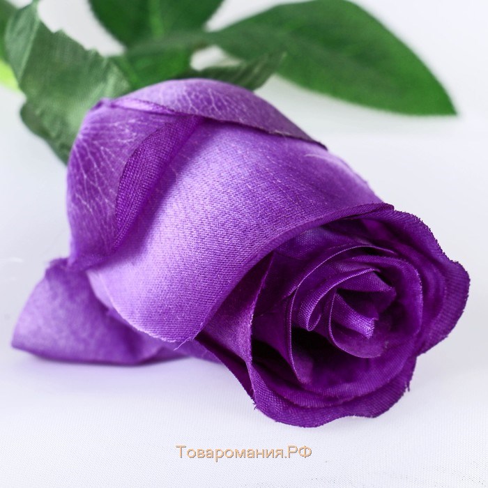 Цветы искусственные "Роза Натурэль" 6х44 см, фиолетовый