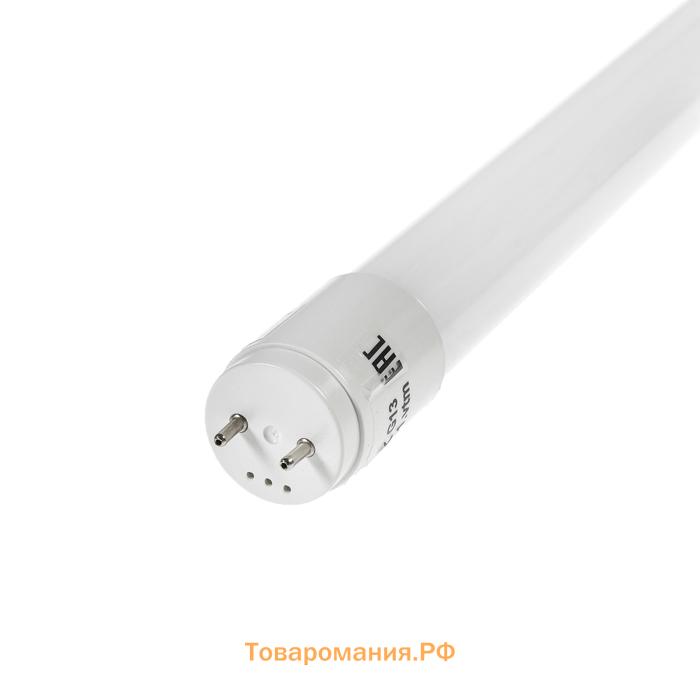 Лампа светодиодная REV LED, Т8, G13, 18 Вт, 6500 К, 1200 мм, холодный свет