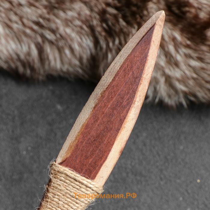 Сувенирное оружие "Кунай", деревянное, 23 см, массив бука