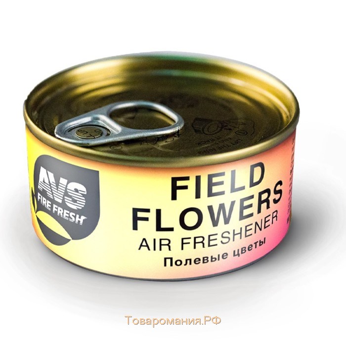 Ароматизатор AVS Natural Fresh, "Полевые цветы", на панель