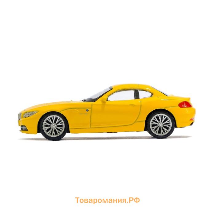 Машина металлическая BMW Z4, 1:43, цвет синий