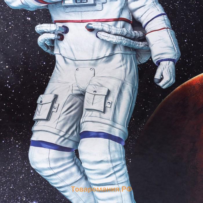 Постельное белье "" 1,5 сп Astronaut 143х215 см, 150х214 см, 50х70 см -1 шт, 100% хлопок, бязь