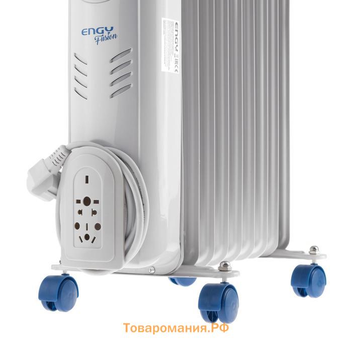 Обогреватель ENGY EN-2309 Fusion, масляный, 2000 Вт, 9 секций, 25 м², серый