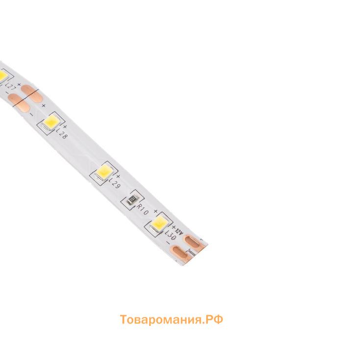 Светодиодная лента Ecola PRO 5 м, IP20, SMD2835, 60 LED/м, 8 Вт/м, 12 В, 2800К