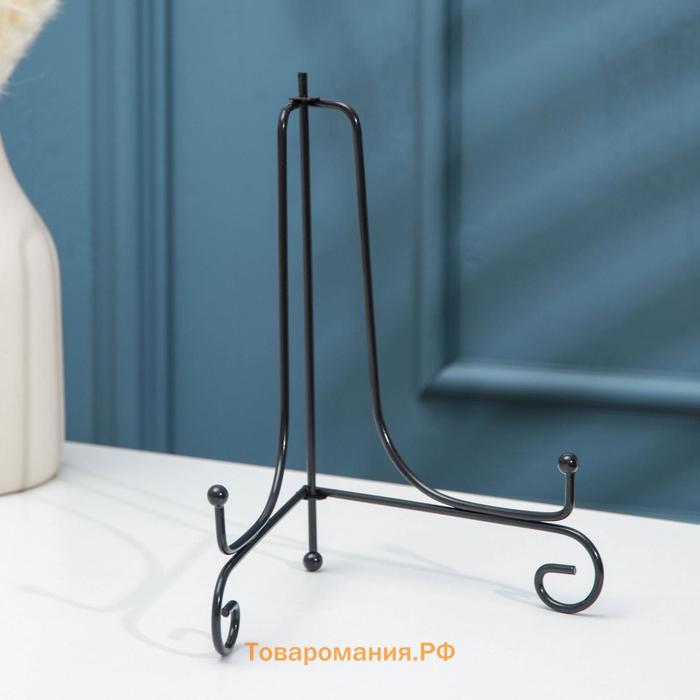 Подставка под тарелки , 13.5×20 см, чёрная