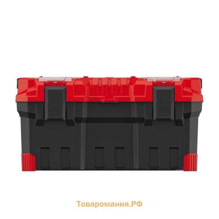 Ящик для инструментов, 55.5 × 28.5 × 27 см, многофункциональный, пластик, «TITAN Plus»