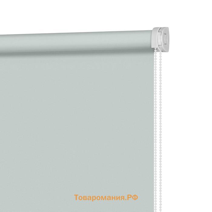 Рулонная штора «Плайн», 80х160 см, цвет пыльная лазурь