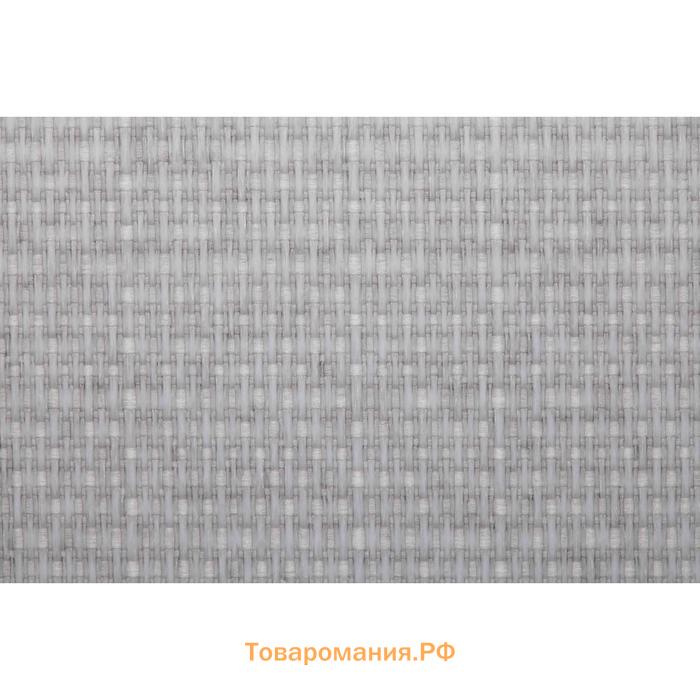 Рулонная штора блэкаут Decofest «Шалюр», 40х160 см, цвет серебристый