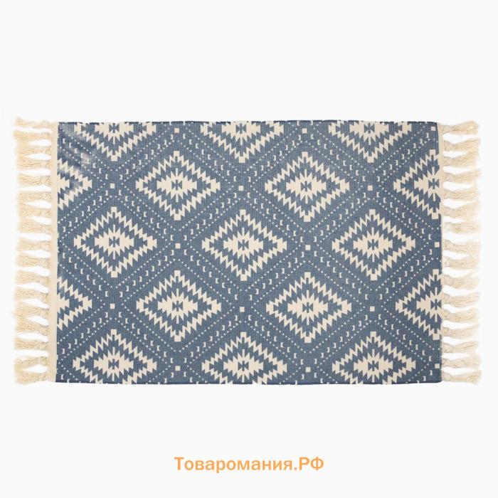 Коврик  "Мозаика" 60*90 см, 50% хл, 50% п/э