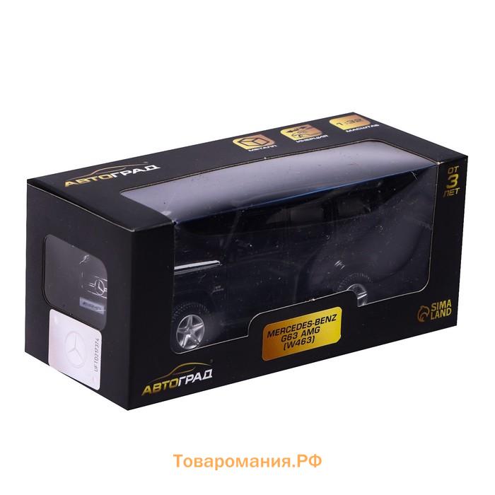 Машина металлическая MERCEDES-BENZ G63 AMG, 1:32, открываются двери, инерция, цвет чёрный