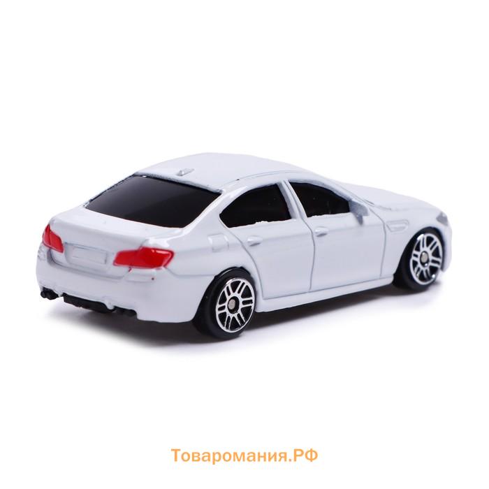 Машина металлическая BMW M5,1:64, цвет белый