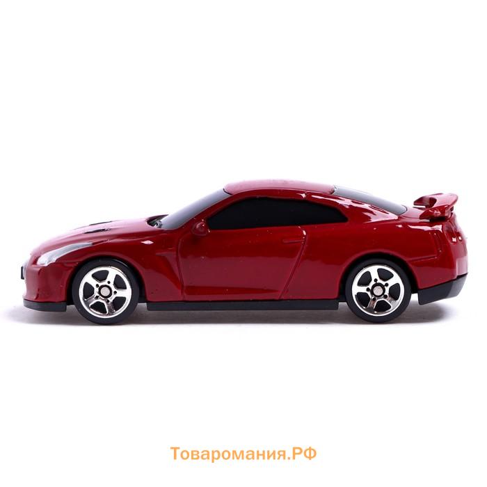 Машина металлическая NISSAN GT-R (R35), 1:64, цвет красный