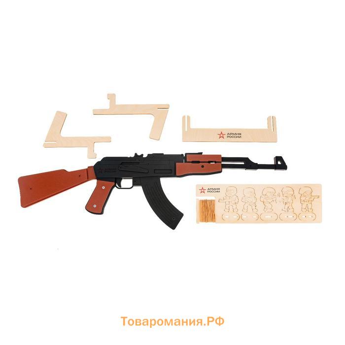 Резинкострел из дерева «Автомат АК-47»