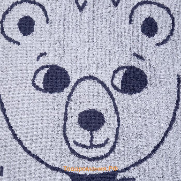 Полотенце махровое  "Медвежонок", 70х130 см, 100% хлопок, 420гр/м2