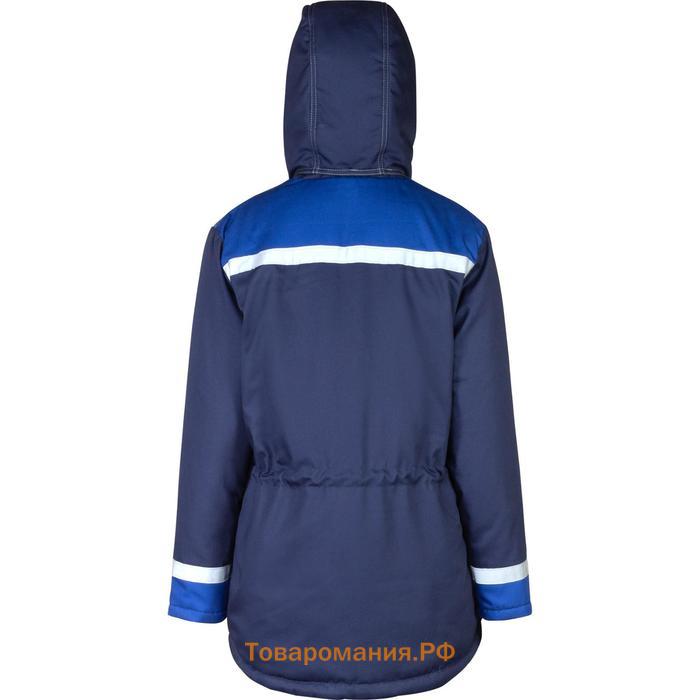 Куртка женская утеплённая, цвет синий, размер 56-58, рост 170-176