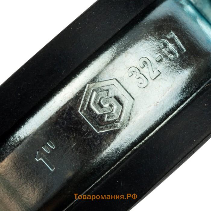 Хомут сантехнический STOUT SAC-0020-000001, 1", 32-37 мм, с гайкой