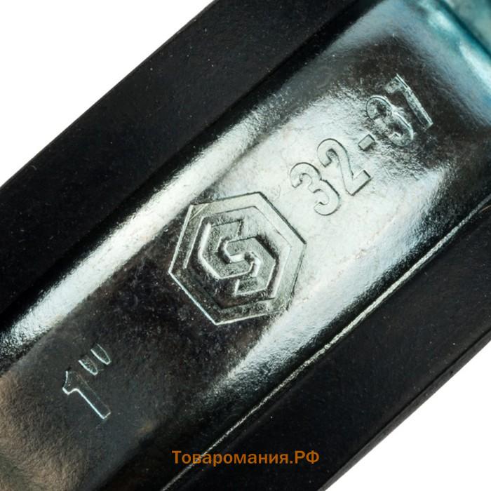 Хомут сантехнический STOUT SAC-0020-100001, 1", 32-37 мм, шпилька шуруп +дюбель пластиковый