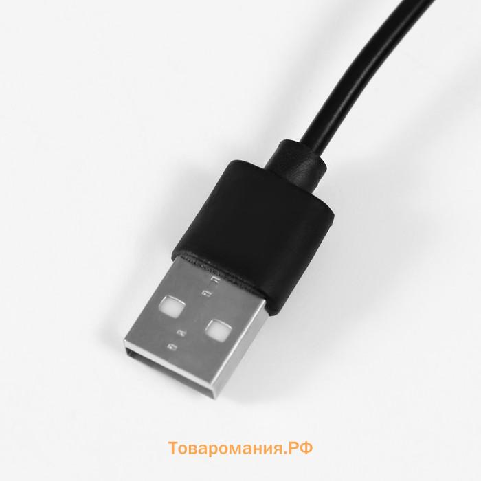 Лампа-лупа х4 ×8 для творчества LEDx24 от 3AAA USB линзы d=2.95 и 12 см 5.5×19.7×40.5 см