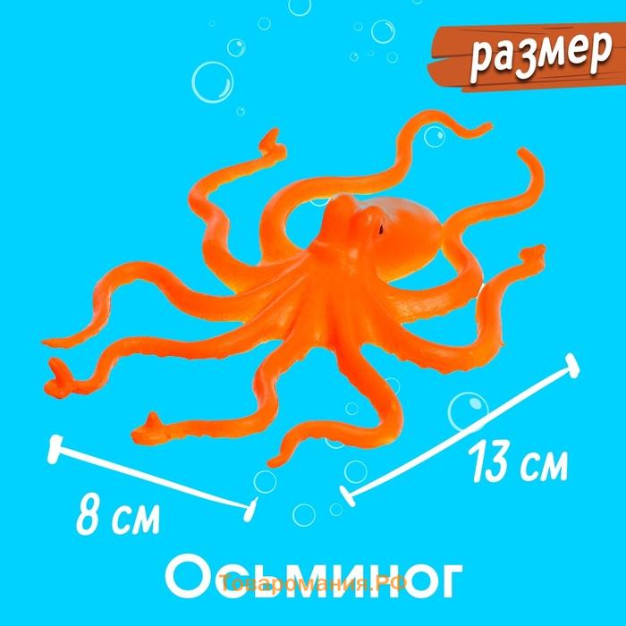 Набор морских животных «Морской мир», 6 фигурок, декор