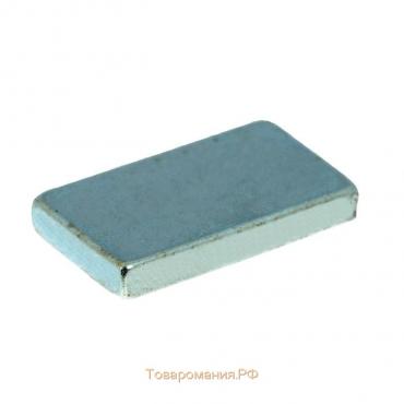 Магнит технический серебристый прямоугольный 10х1,5х6 мм
