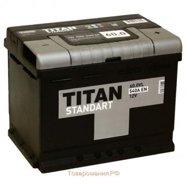 Аккумуляторная батарея Titan Standart 60 Ач, обратная полярность