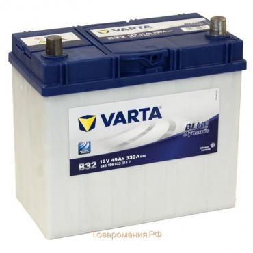 Аккумуляторная батарея Varta 45 Ач, обратная полярность Blue Dynamic 545 156 033