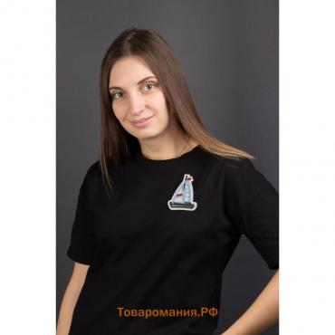 Термоаппликация «Кораблик», 4,5 × 3,3 см, цвет голубой