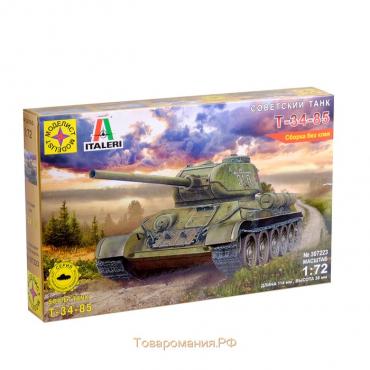 Сборная модель «Советский танк Т-34-85» Моделист, 1/72, (307223)