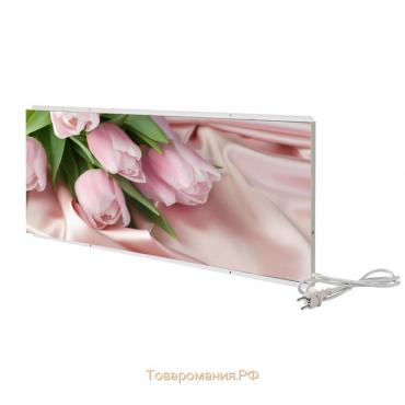 Обогреватель стеновой, 96 × 55 × 2 см, СТЕП 250 «Розовые тюльпаны»