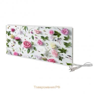 Обогреватель стеновой, 96 × 57 × 2 см, СТЕП 250 «Розовые розы»