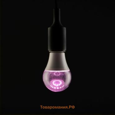 Фитолампа для растений Lighting, светодиодная, А60, E27, 12 Вт, IP44, 220 В, 270°, мультиспектральная