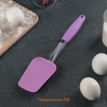 Лопатка  «Про», силикон, 25.5 см, красная