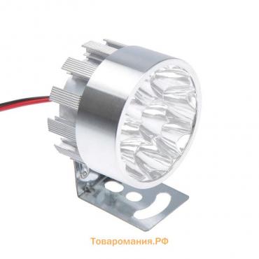 Фара cветодиодная для мототехники, 4 LED, IP65, 4.5 Вт, направленный свет