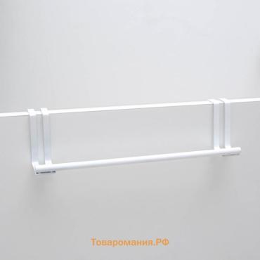 Держатель для полотенец на дверцу, белый