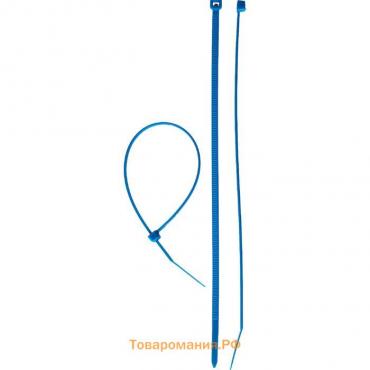 Стяжки кабельные "ЗУБР" синие КС-С1, 3.6 x 200 мм, нейлон, 100 шт.