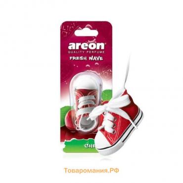 Ароматизатор Areon Refreshment «Кед», на зеркало, цвет красный, аромат вишня 161408h