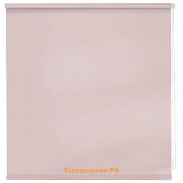 Рулонная штора «Пыльная роза», 50х160 см, цвет розовый