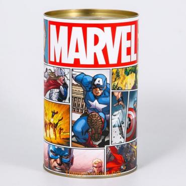 Копилка металлическая, 20,5 см х 12 см х 12 см, XXL "MARVEL", Мстители