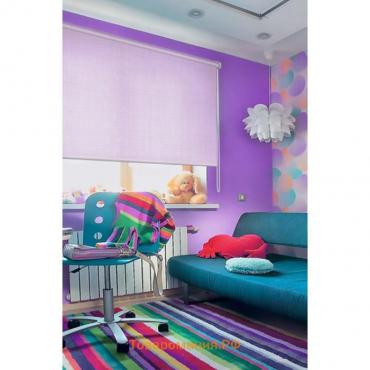 Рулонная штора, цвет фиолетовый, 150х170 см