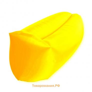Лежак AirPuf, надувной, цвет жёлтый